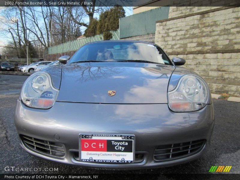 Seal Grey Metallic / Black 2002 Porsche Boxster S