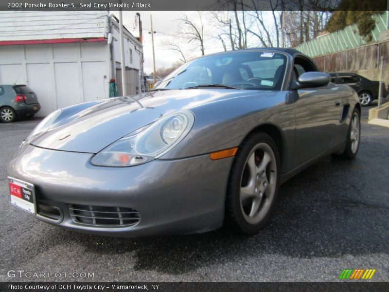 Seal Grey Metallic / Black 2002 Porsche Boxster S
