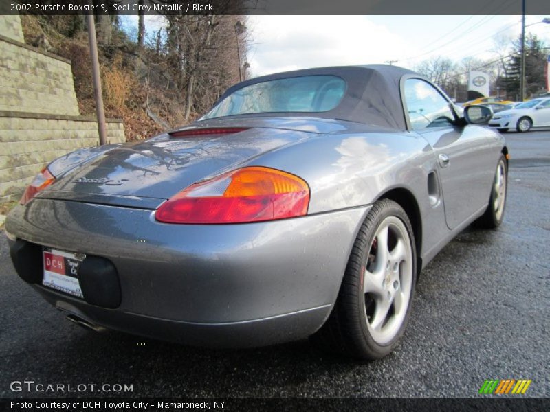 Seal Grey Metallic / Black 2002 Porsche Boxster S