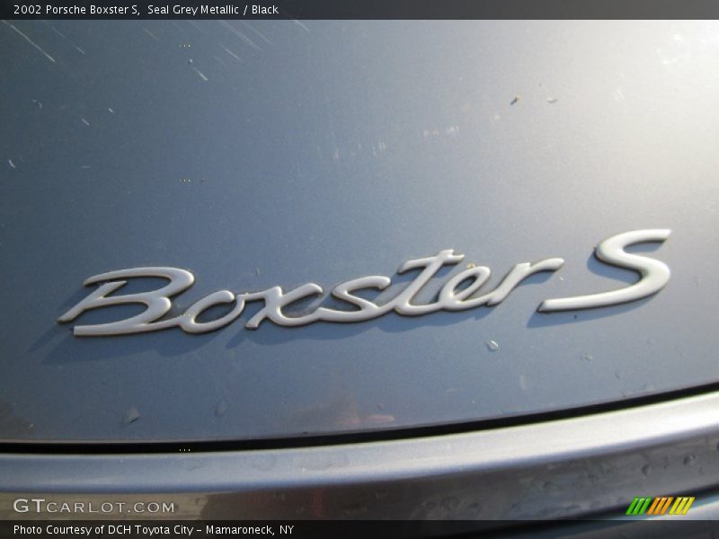 Seal Grey Metallic / Black 2002 Porsche Boxster S