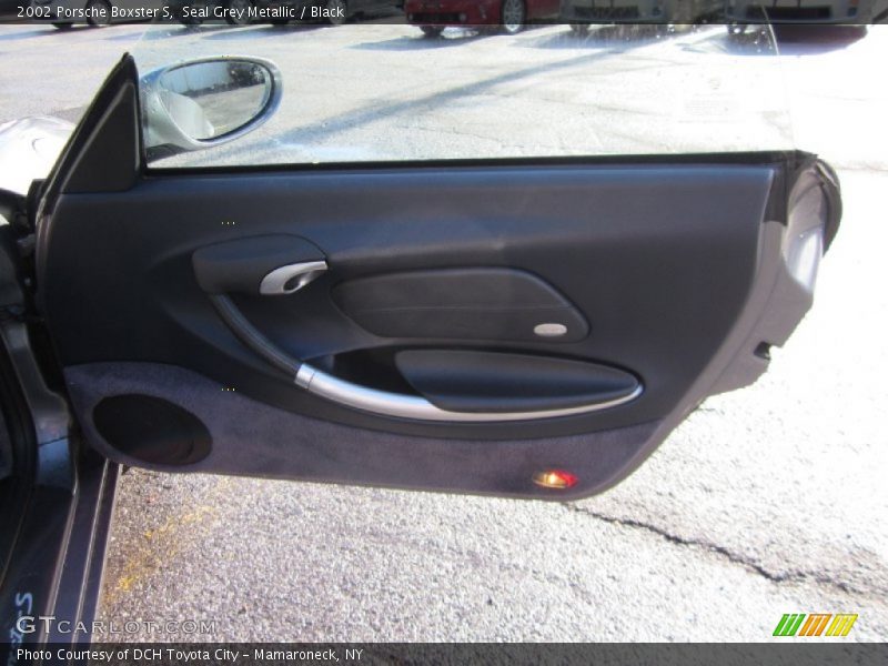 Seal Grey Metallic / Black 2002 Porsche Boxster S