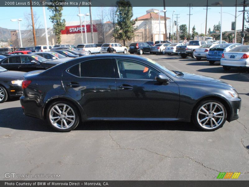 Smoky Granite Mica / Black 2008 Lexus IS 350