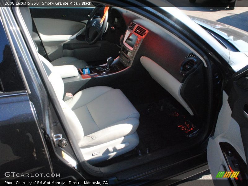 Smoky Granite Mica / Black 2008 Lexus IS 350