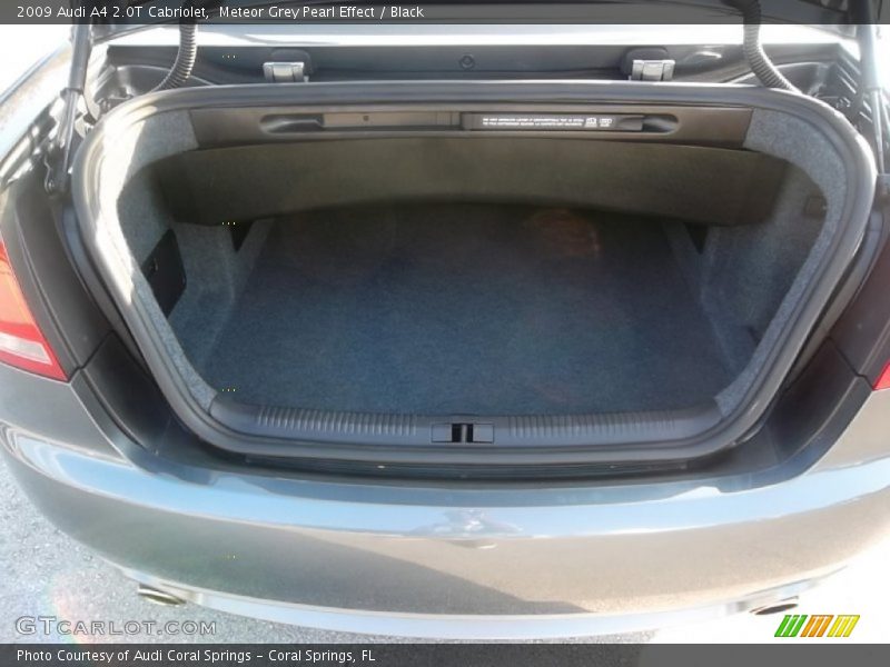 Meteor Grey Pearl Effect / Black 2009 Audi A4 2.0T Cabriolet
