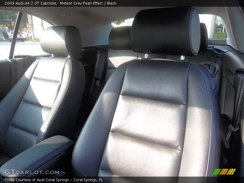 Meteor Grey Pearl Effect / Black 2009 Audi A4 2.0T Cabriolet