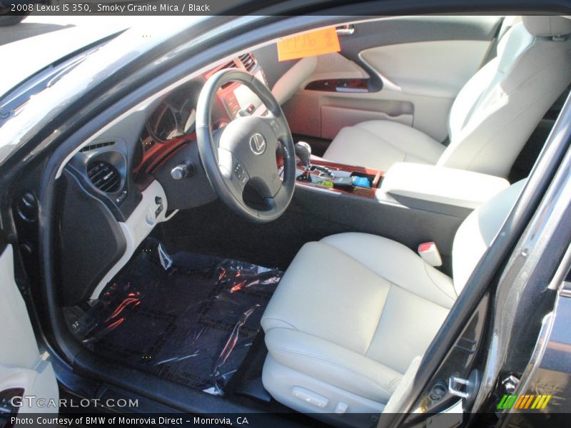 Smoky Granite Mica / Black 2008 Lexus IS 350
