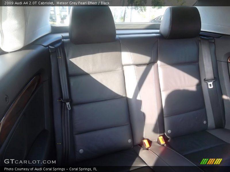 Meteor Grey Pearl Effect / Black 2009 Audi A4 2.0T Cabriolet