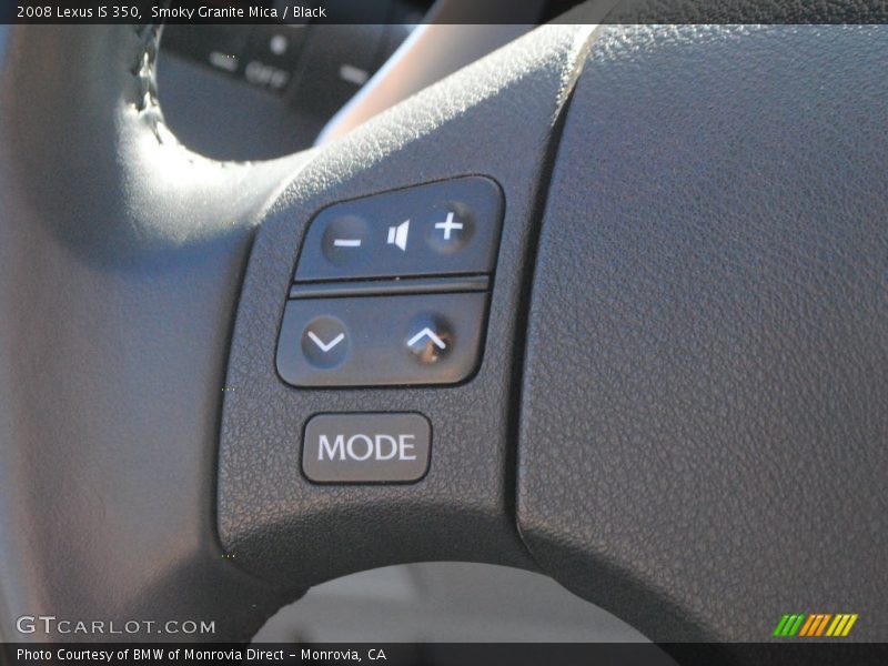 Smoky Granite Mica / Black 2008 Lexus IS 350