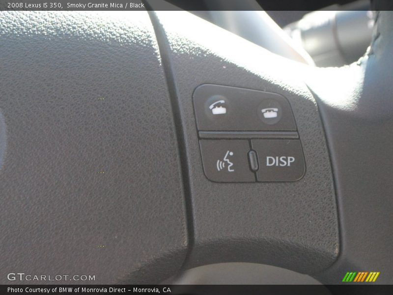 Smoky Granite Mica / Black 2008 Lexus IS 350