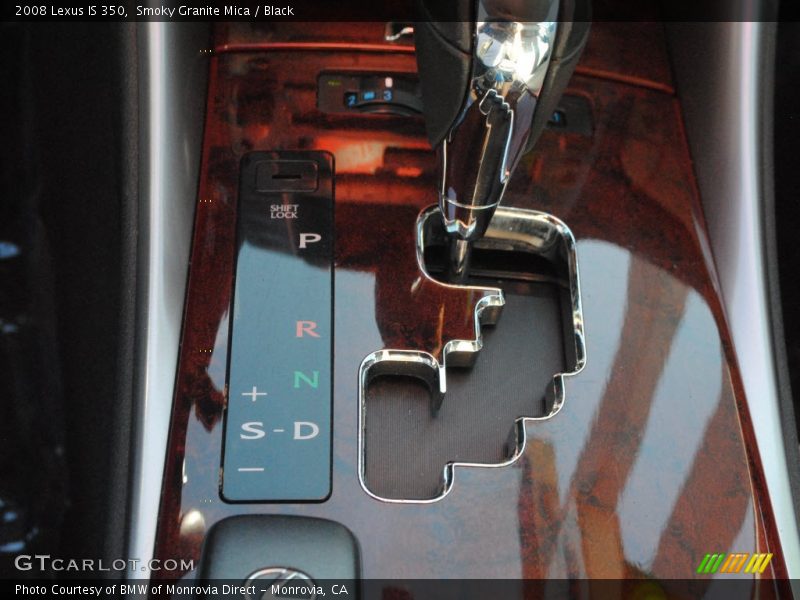 Smoky Granite Mica / Black 2008 Lexus IS 350