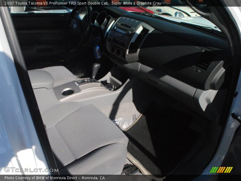 Super White / Graphite Gray 2007 Toyota Tacoma V6 PreRunner TRD Sport Double Cab