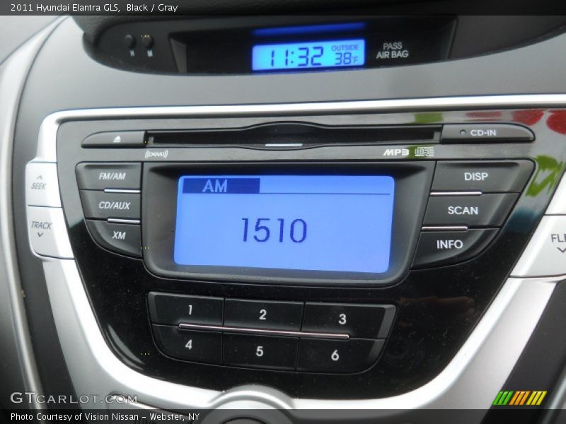 Black / Gray 2011 Hyundai Elantra GLS
