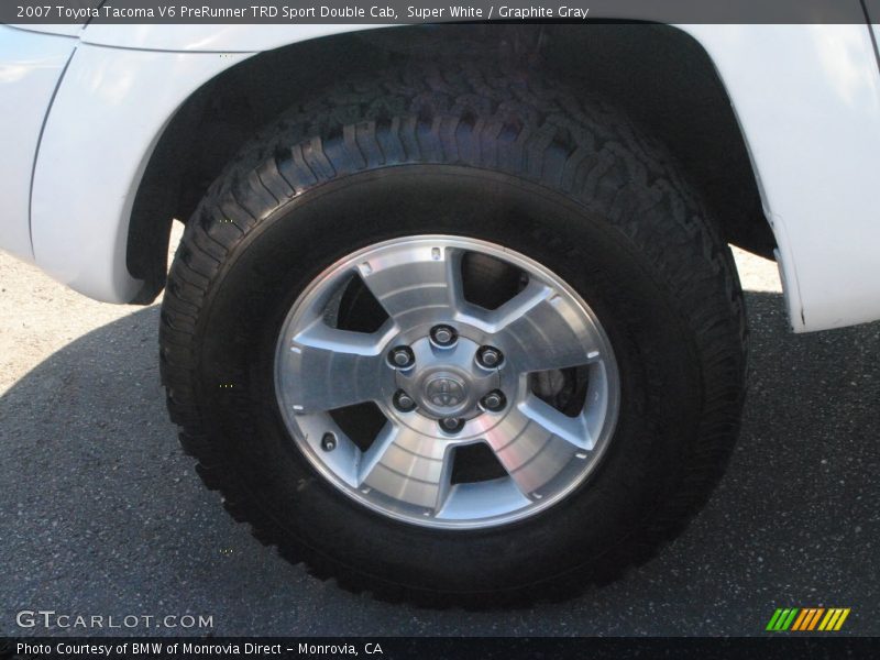 Super White / Graphite Gray 2007 Toyota Tacoma V6 PreRunner TRD Sport Double Cab