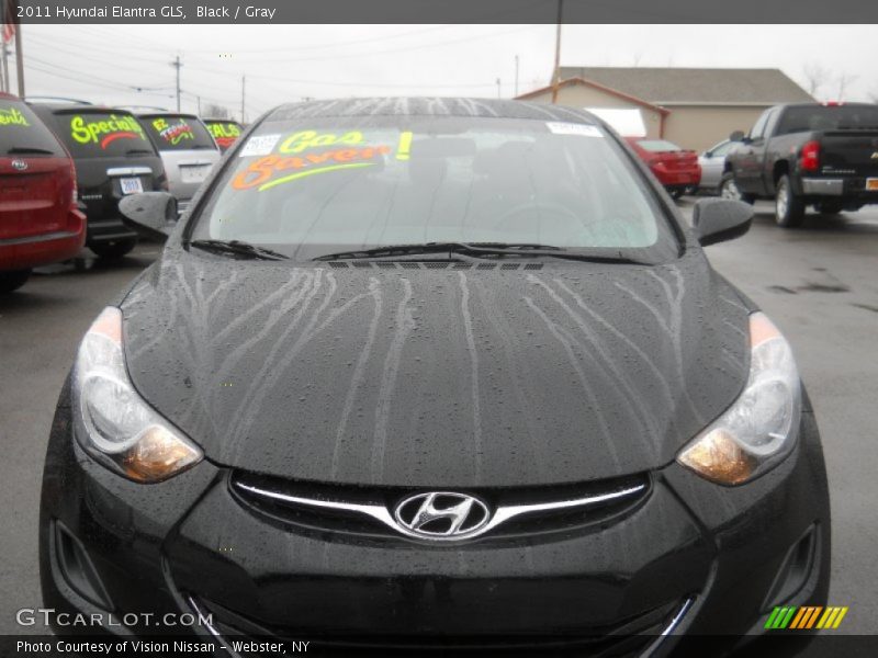 Black / Gray 2011 Hyundai Elantra GLS