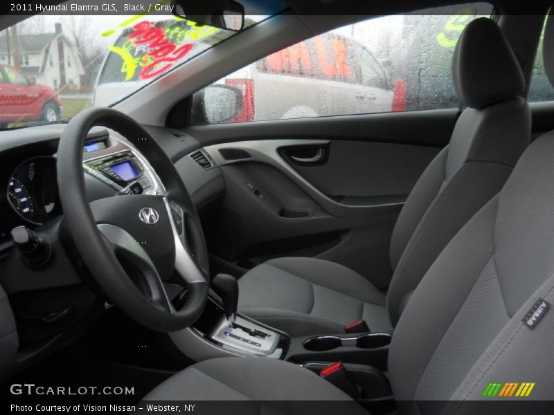 Black / Gray 2011 Hyundai Elantra GLS