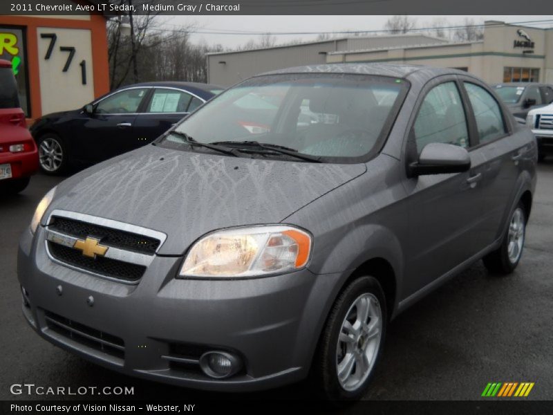 Medium Gray / Charcoal 2011 Chevrolet Aveo LT Sedan