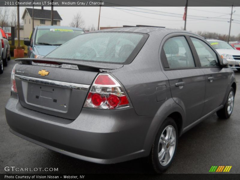 Medium Gray / Charcoal 2011 Chevrolet Aveo LT Sedan