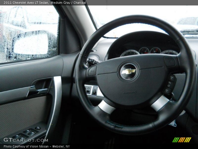 Medium Gray / Charcoal 2011 Chevrolet Aveo LT Sedan