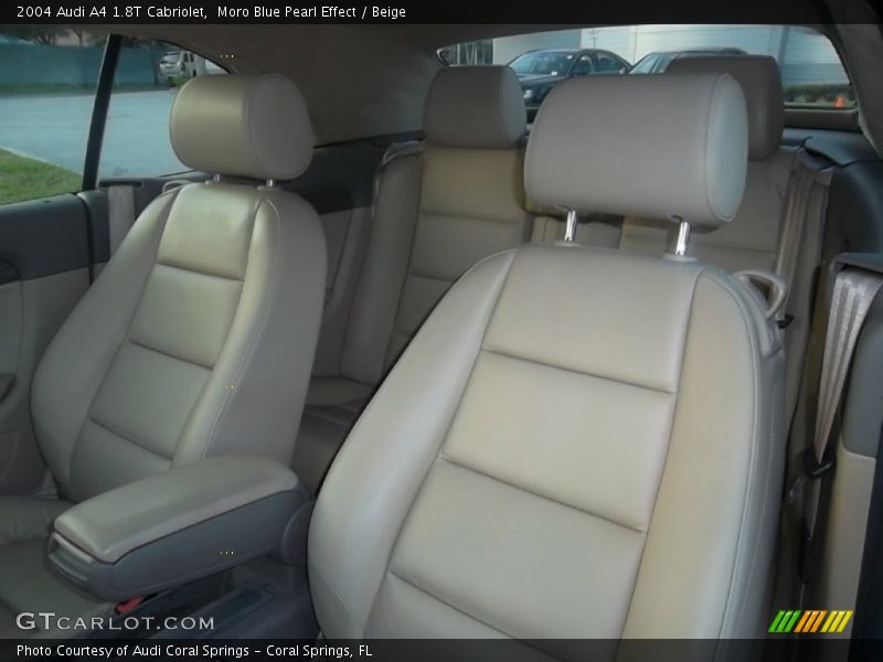 Moro Blue Pearl Effect / Beige 2004 Audi A4 1.8T Cabriolet