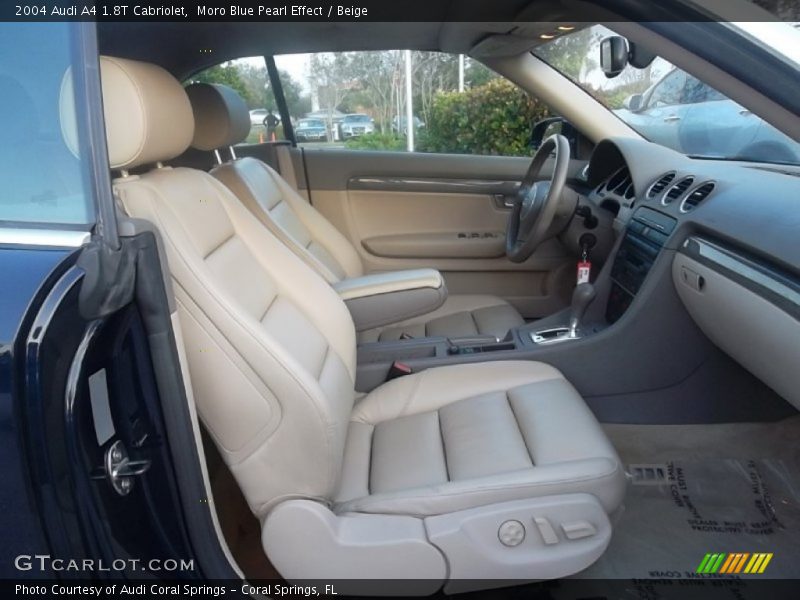 Moro Blue Pearl Effect / Beige 2004 Audi A4 1.8T Cabriolet