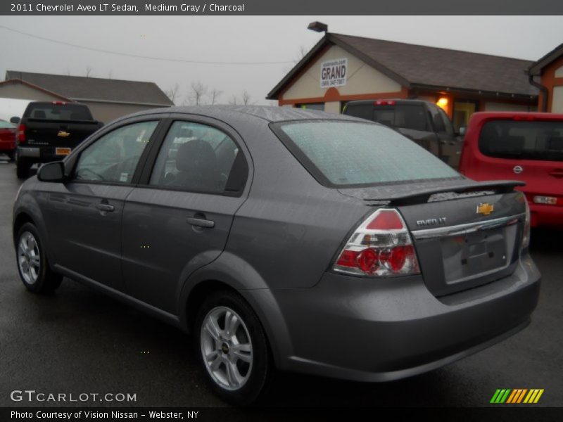 Medium Gray / Charcoal 2011 Chevrolet Aveo LT Sedan