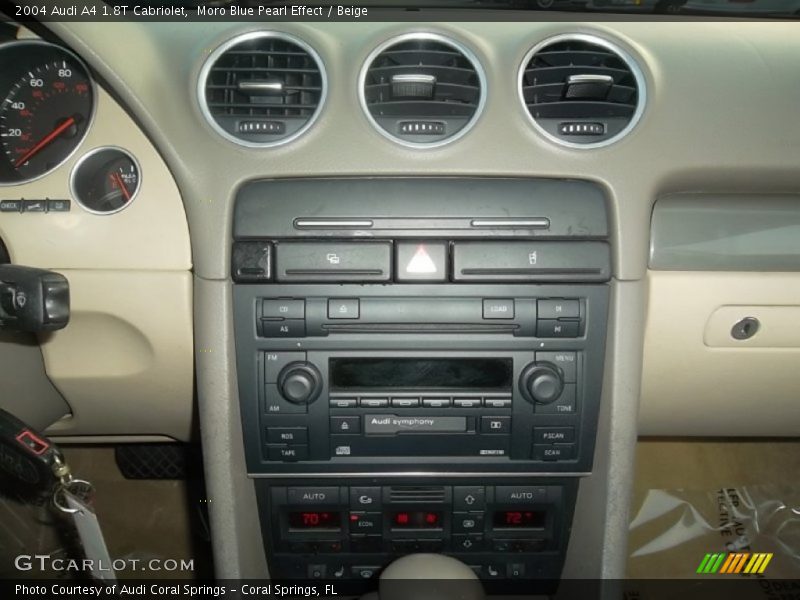Controls of 2004 A4 1.8T Cabriolet