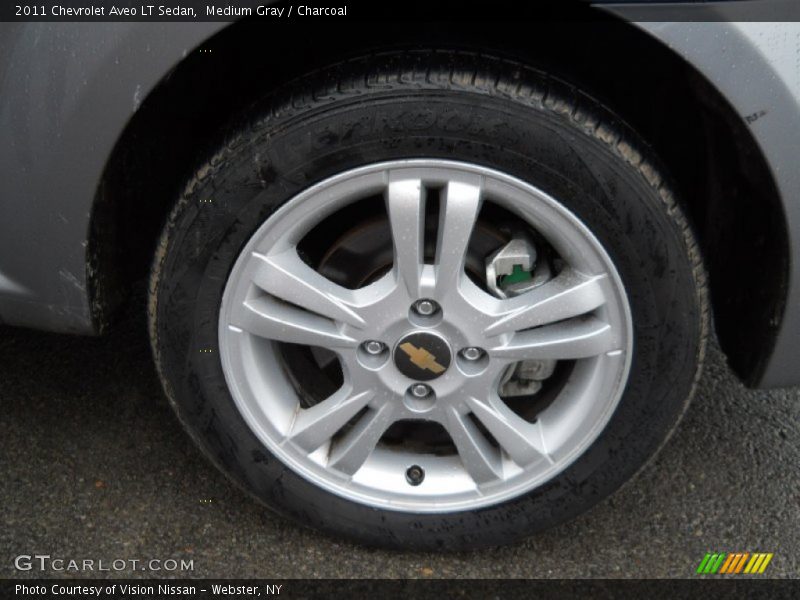 Medium Gray / Charcoal 2011 Chevrolet Aveo LT Sedan