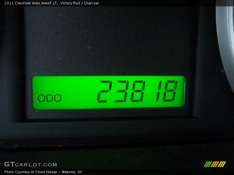 Victory Red / Charcoal 2011 Chevrolet Aveo Aveo5 LT