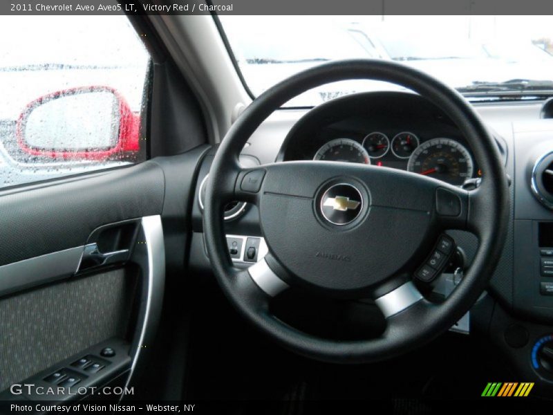 Victory Red / Charcoal 2011 Chevrolet Aveo Aveo5 LT
