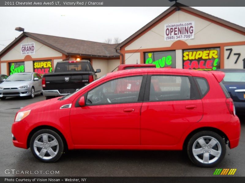 Victory Red / Charcoal 2011 Chevrolet Aveo Aveo5 LT