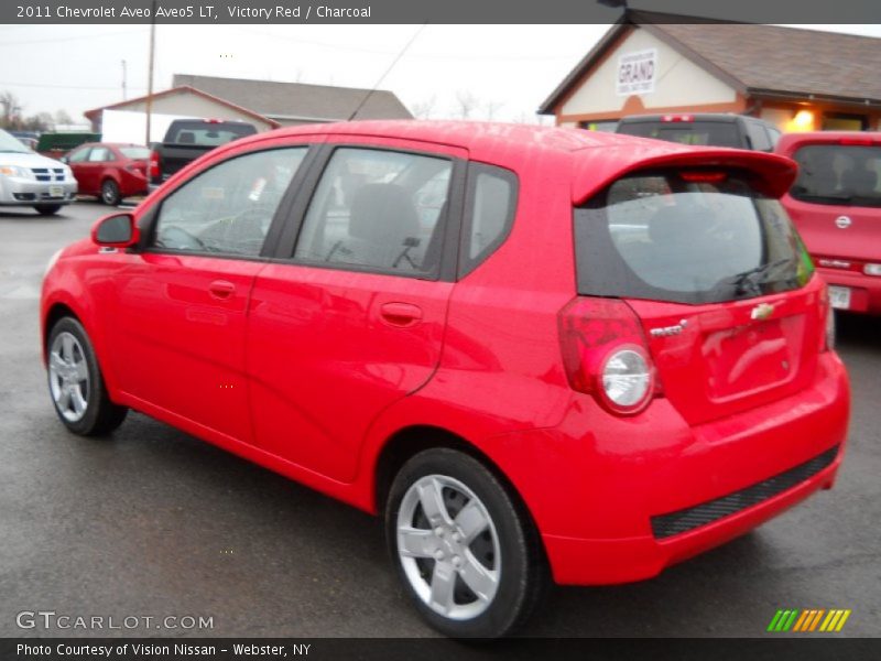 Victory Red / Charcoal 2011 Chevrolet Aveo Aveo5 LT