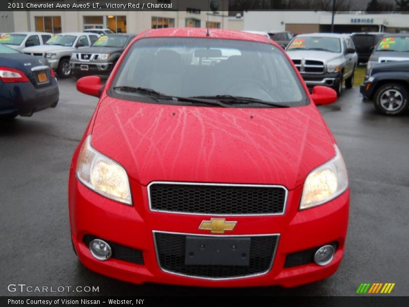 Victory Red / Charcoal 2011 Chevrolet Aveo Aveo5 LT