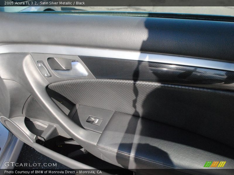 Satin Silver Metallic / Black 2005 Acura TL 3.2