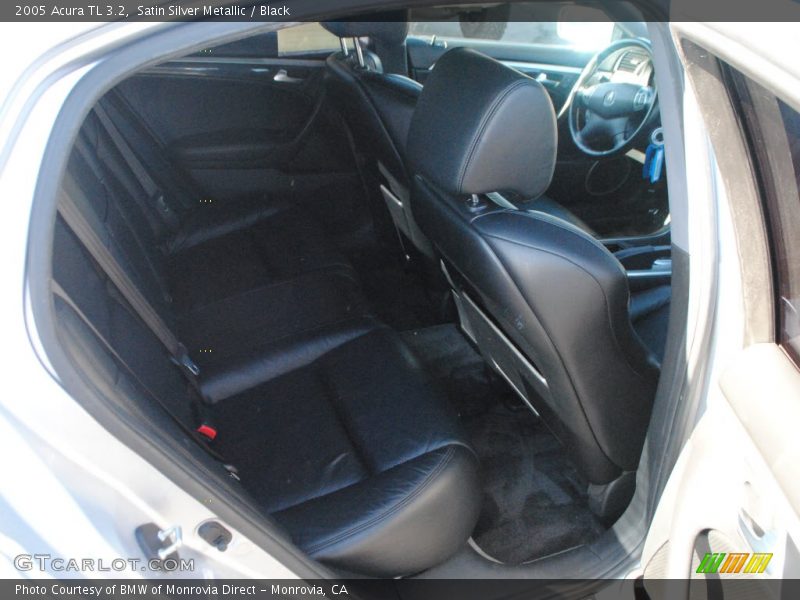 Satin Silver Metallic / Black 2005 Acura TL 3.2