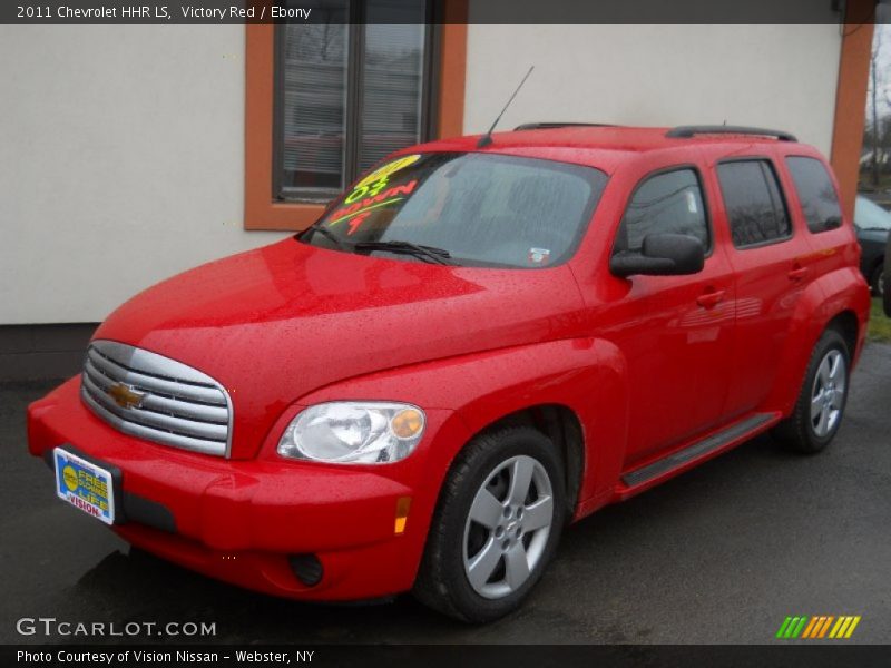 Victory Red / Ebony 2011 Chevrolet HHR LS