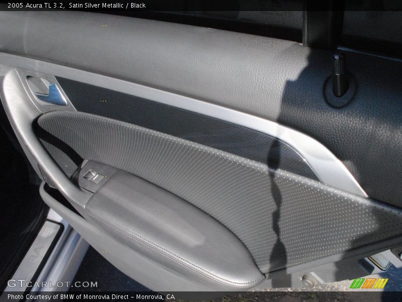 Satin Silver Metallic / Black 2005 Acura TL 3.2