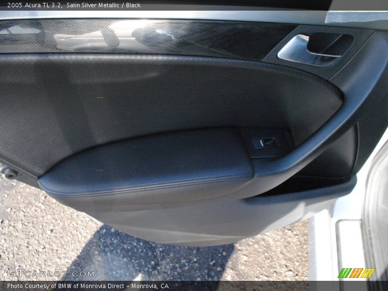 Satin Silver Metallic / Black 2005 Acura TL 3.2