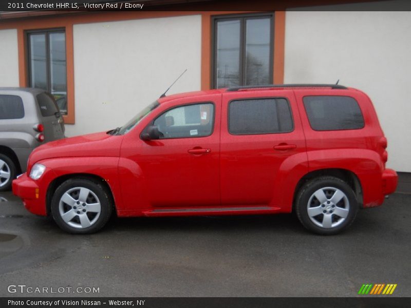 Victory Red / Ebony 2011 Chevrolet HHR LS