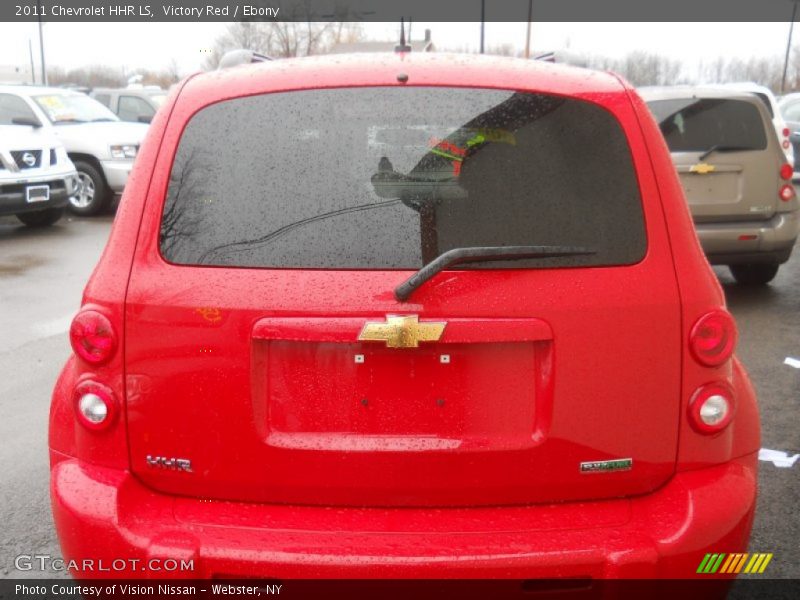 Victory Red / Ebony 2011 Chevrolet HHR LS