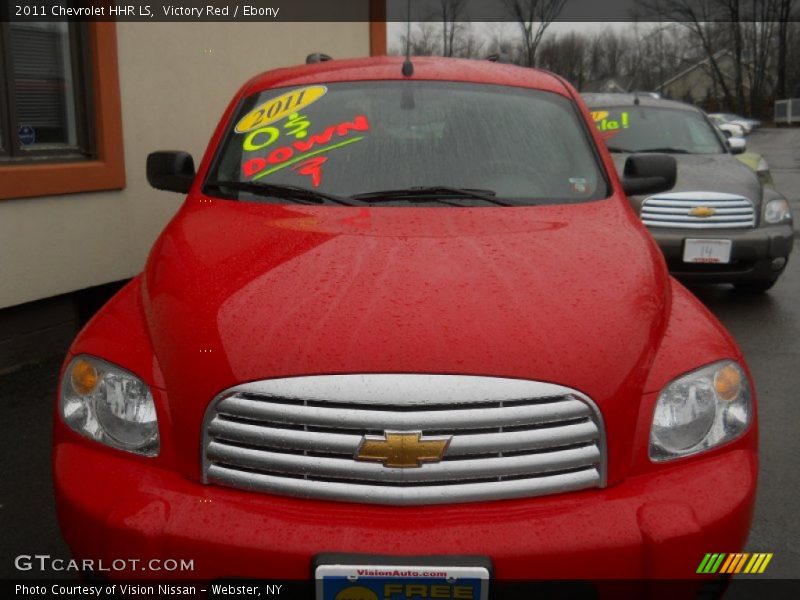 Victory Red / Ebony 2011 Chevrolet HHR LS