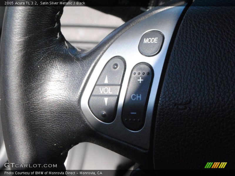 Satin Silver Metallic / Black 2005 Acura TL 3.2