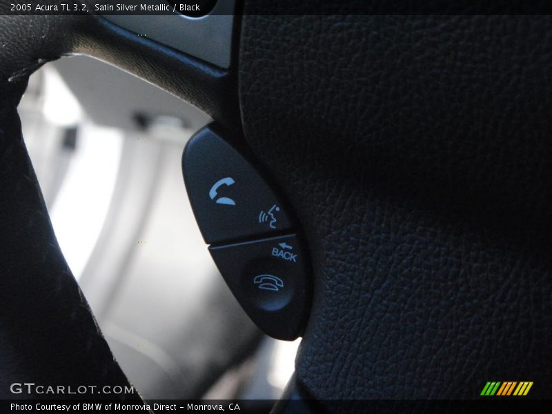 Satin Silver Metallic / Black 2005 Acura TL 3.2