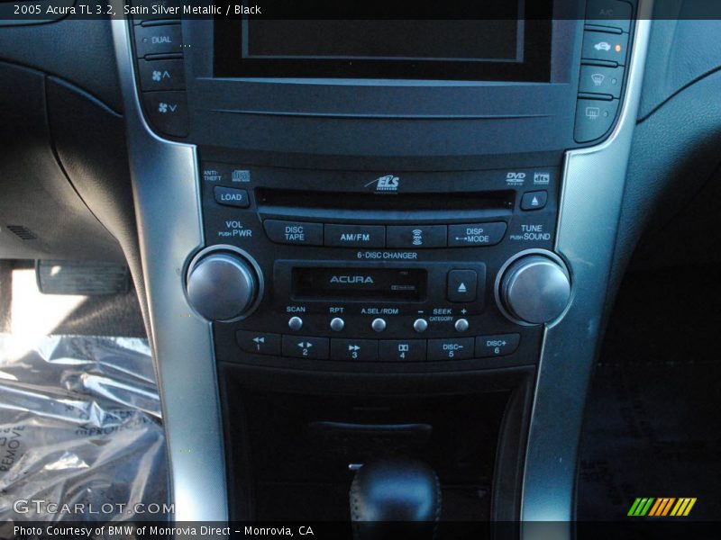 Satin Silver Metallic / Black 2005 Acura TL 3.2