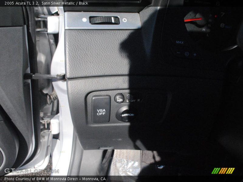 Satin Silver Metallic / Black 2005 Acura TL 3.2