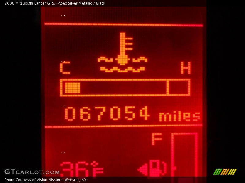 Apex Silver Metallic / Black 2008 Mitsubishi Lancer GTS