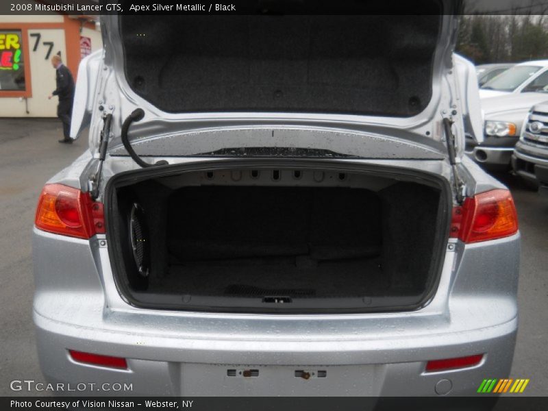 Apex Silver Metallic / Black 2008 Mitsubishi Lancer GTS