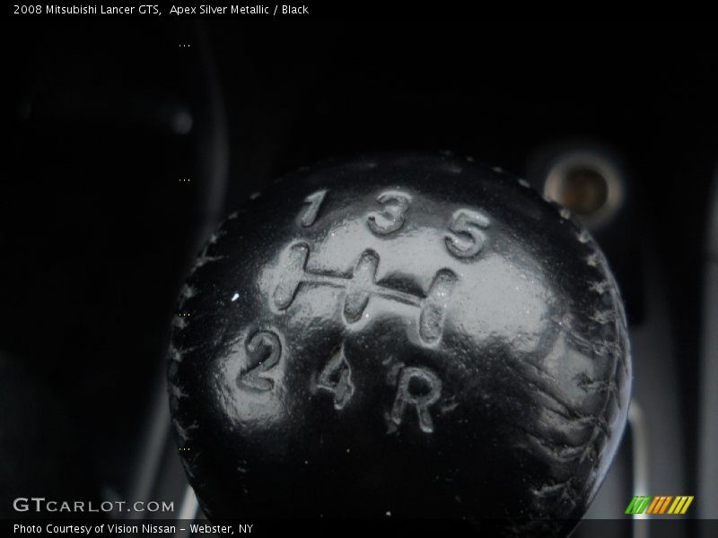 Apex Silver Metallic / Black 2008 Mitsubishi Lancer GTS