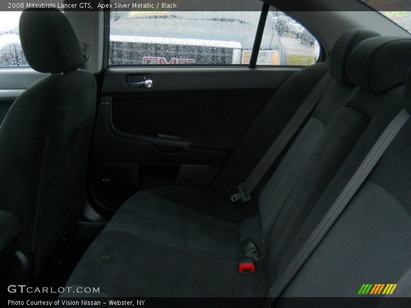 Apex Silver Metallic / Black 2008 Mitsubishi Lancer GTS