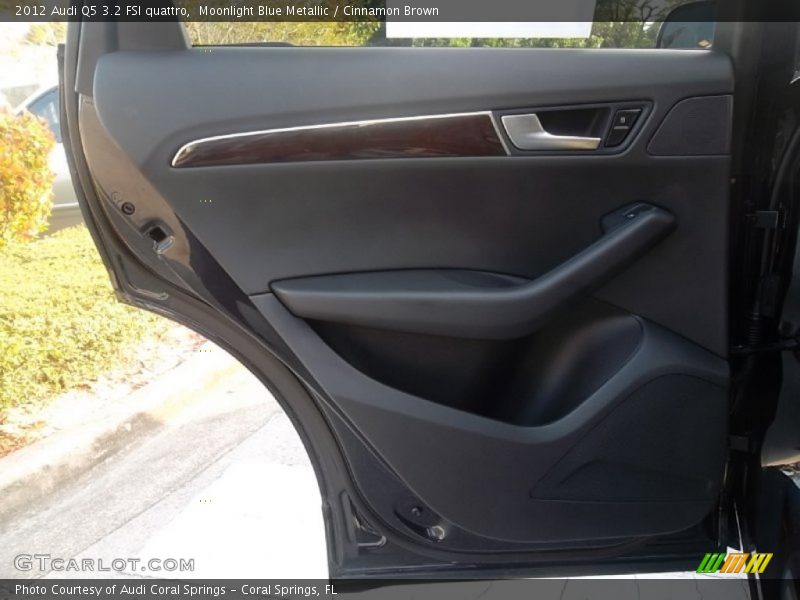 Moonlight Blue Metallic / Cinnamon Brown 2012 Audi Q5 3.2 FSI quattro