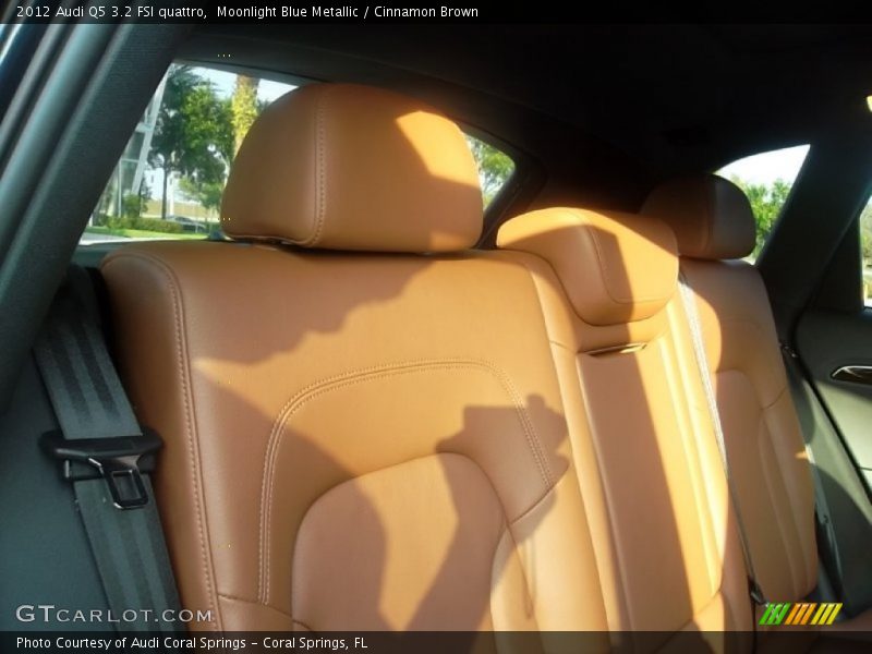 Moonlight Blue Metallic / Cinnamon Brown 2012 Audi Q5 3.2 FSI quattro